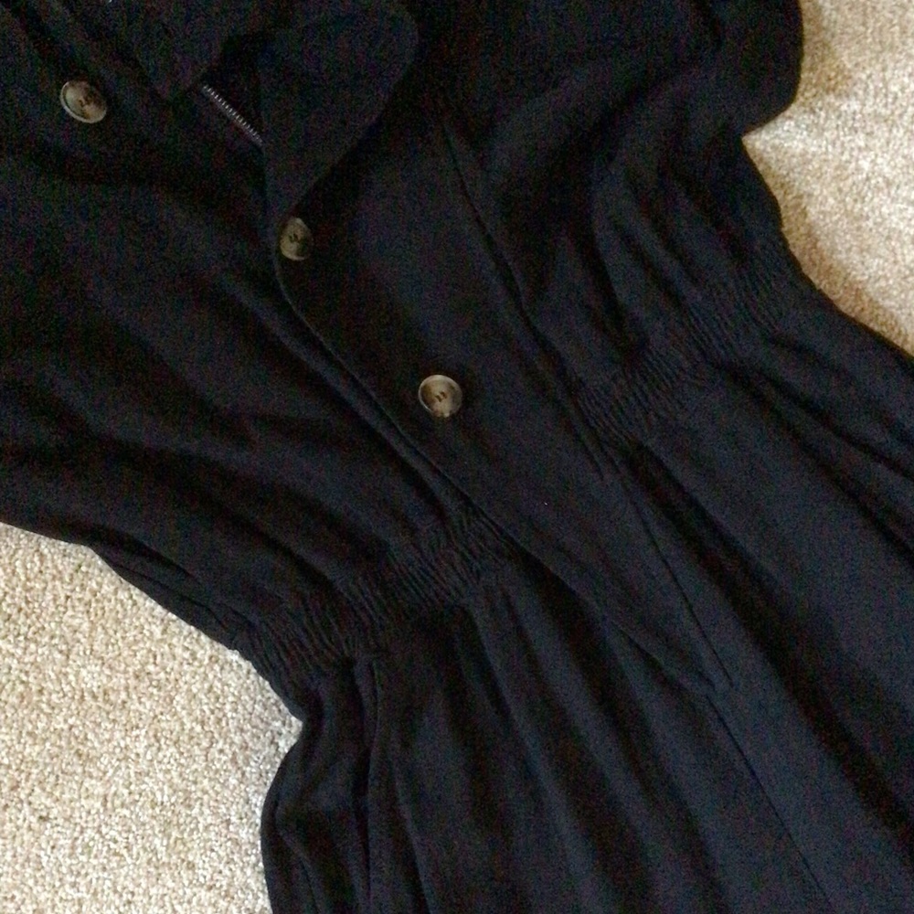 Lavender sketch black jumpsuit, Small - Picture 2 of 7